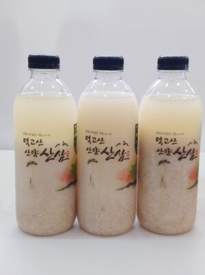덕고산산양산삼 발효장수효소 1000mL, 5통 세트